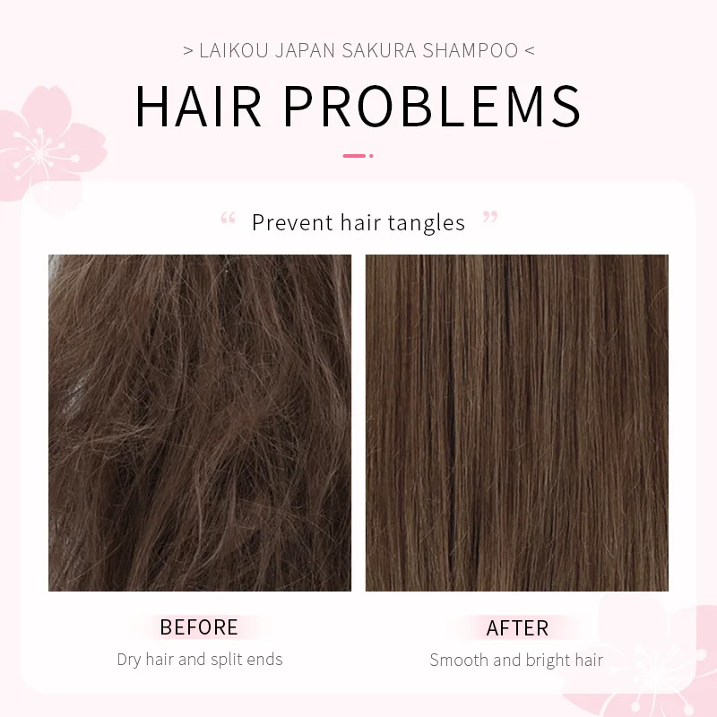 LAIKOU Japan Sakura  Shampoo R - Hair Care Organic recension och pris