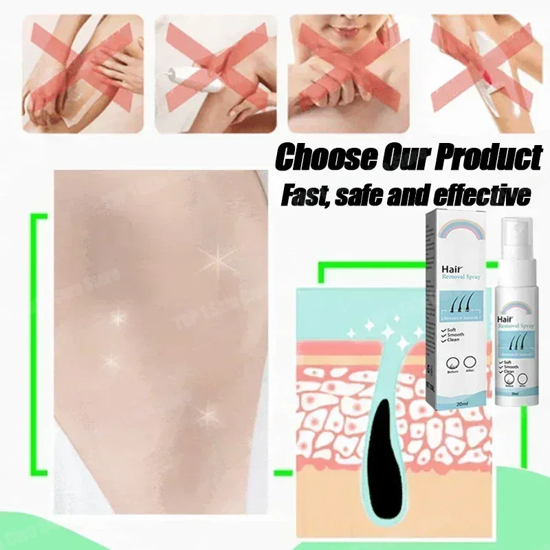 Hair Removal Spray Powerful Ha - Hair Care Korean Products recension och pris